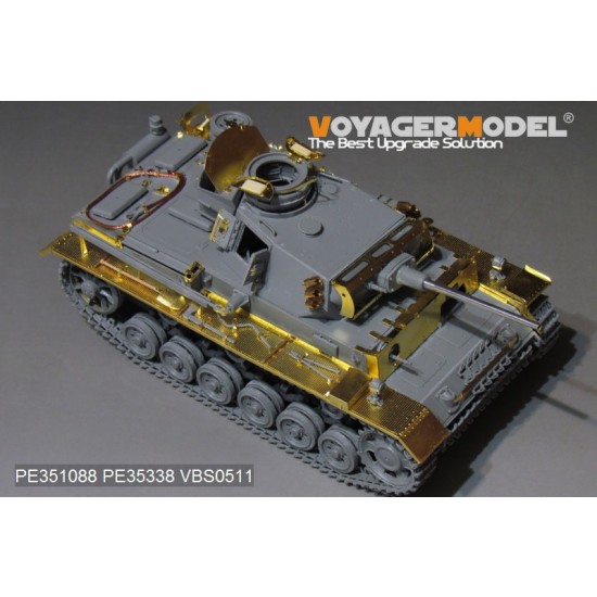 1/35 WWII German PzKPfw.III Ausf.M Basic Detail Set for Dragon 6604/05/58/6776/9015/9017 1/35 WWII German PzKPfw.III Ausf.M Basic Detail Set for Dragon 6604/05/58/6776/9015/9017