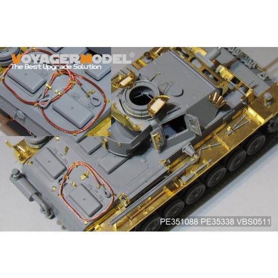 1/35 WWII German PzKPfw.III Ausf.M Basic Detail Set for Dragon 6604/05/58/6776/9015/9017 1/35 WWII German PzKPfw.III Ausf.M Basic Detail Set for Dragon 6604/05/58/6776/9015/9017