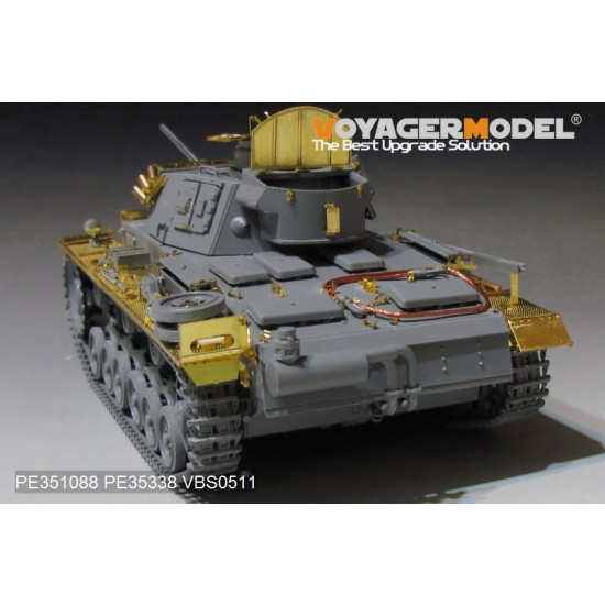 1/35 WWII German PzKPfw.III Ausf.M Basic Detail Set for Dragon 6604/05/58/6776/9015/9017 1/35 WWII German PzKPfw.III Ausf.M Basic Detail Set for Dragon 6604/05/58/6776/9015/9017