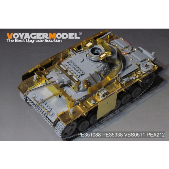 1/35 WWII German PzKPfw.III Ausf.M Basic Detail Set for Dragon 6604/05/58/6776/9015/9017 1/35 WWII German PzKPfw.III Ausf.M Basic Detail Set for Dragon 6604/05/58/6776/9015/9017