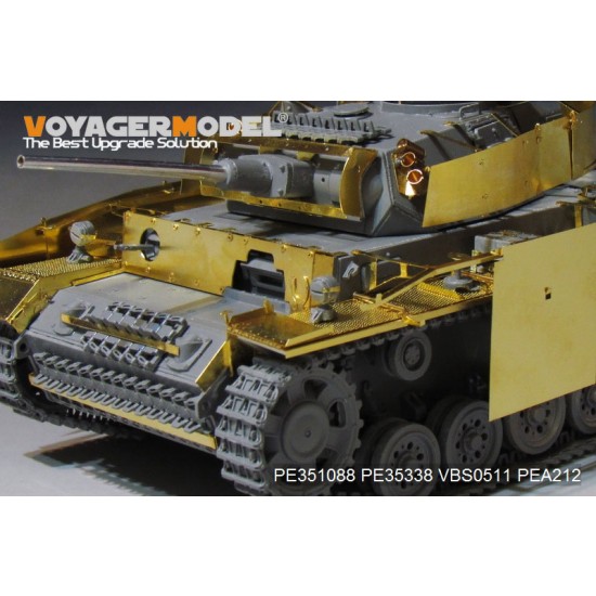 1/35 WWII German PzKPfw.III Ausf.M Basic Detail Set for Dragon 6604/05/58/6776/9015/9017 1/35 WWII German PzKPfw.III Ausf.M Basic Detail Set for Dragon 6604/05/58/6776/9015/9017