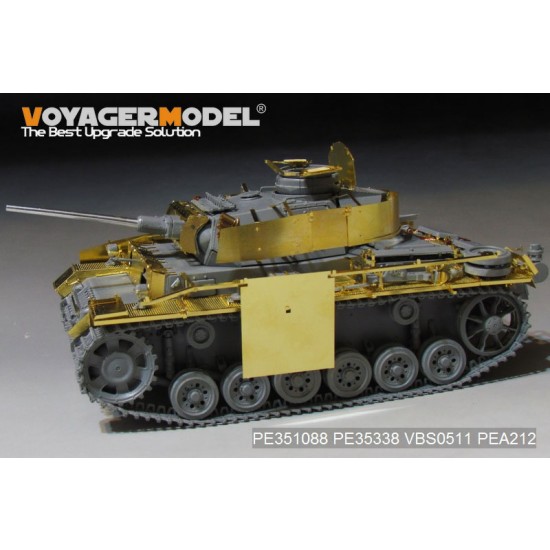 1/35 WWII German PzKPfw.III Ausf.M Basic Detail Set for Dragon 6604/05/58/6776/9015/9017 1/35 WWII German PzKPfw.III Ausf.M Basic Detail Set for Dragon 6604/05/58/6776/9015/9017