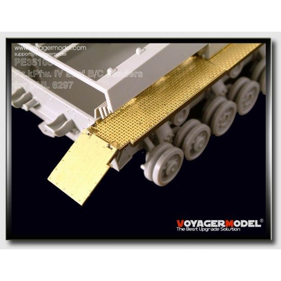 1/35 German Panzer IV Ausf B/C Fenders for Dragon kit #6297 1/35 German Panzer IV Ausf B/C Fenders for Dragon kit #6297
