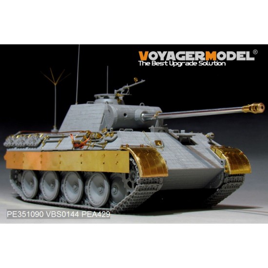 1/35 WWII German Panther A Mid Version Basic Detail Set for Dragon kits #6160/6168/6358 1/35 WWII German Panther A Mid Version Basic Detail Set for Dragon kits #6160/6168/6358
