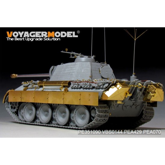 1/35 WWII German Panther A Mid Version Basic Detail Set for Dragon kits #6160/6168/6358 1/35 WWII German Panther A Mid Version Basic Detail Set for Dragon kits #6160/6168/6358