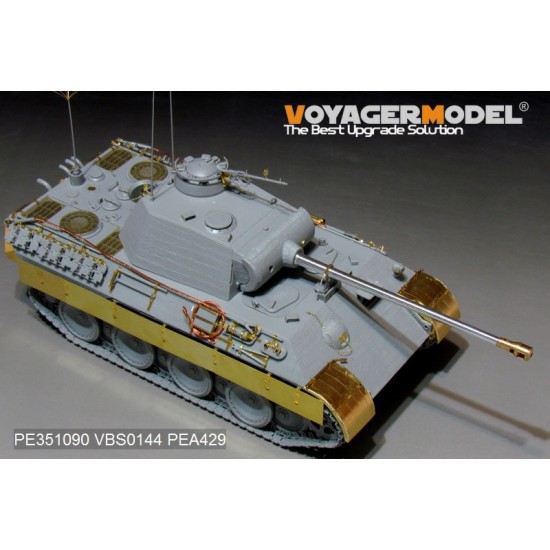 1/35 WWII German Panther A Mid Version Basic Detail Set for Dragon kits #6160/6168/6358 1/35 WWII German Panther A Mid Version Basic Detail Set for Dragon kits #6160/6168/6358