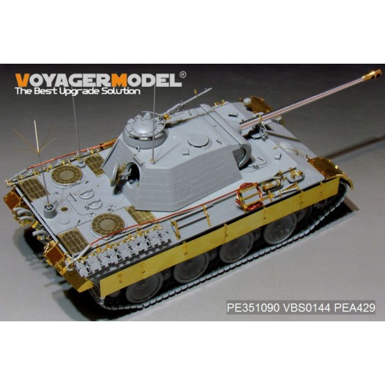 1/35 WWII German Panther A Mid Version Basic Detail Set for Dragon kits #6160/6168/6358 1/35 WWII German Panther A Mid Version Basic Detail Set for Dragon kits #6160/6168/6358
