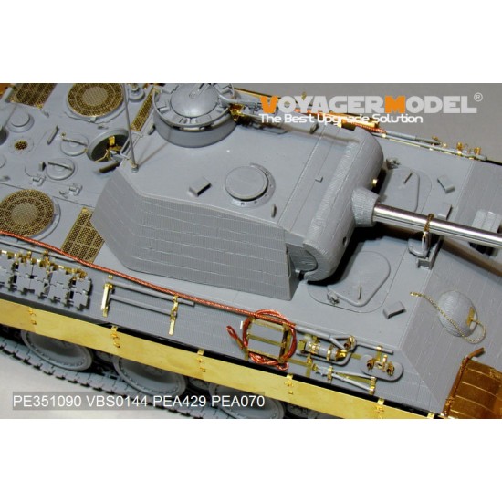 1/35 WWII German Panther A Mid Version Basic Detail Set for Dragon kits #6160/6168/6358 1/35 WWII German Panther A Mid Version Basic Detail Set for Dragon kits #6160/6168/6358