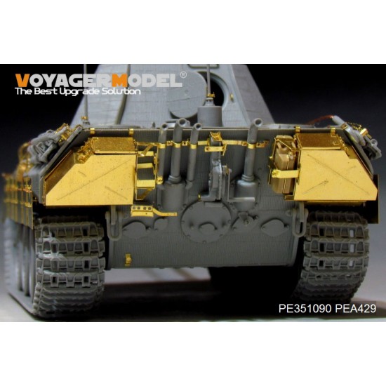 1/35 WWII German Panther A Mid Version Basic Detail Set for Dragon kits #6160/6168/6358 1/35 WWII German Panther A Mid Version Basic Detail Set for Dragon kits #6160/6168/6358