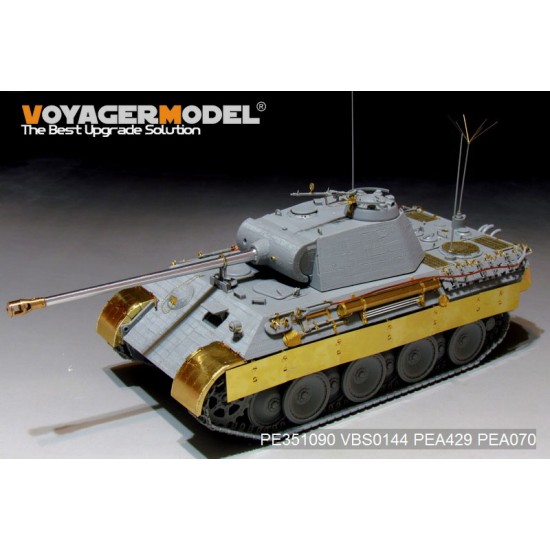 1/35 WWII German Panther A Mid Version Basic Detail Set for Dragon kits #6160/6168/6358 1/35 WWII German Panther A Mid Version Basic Detail Set for Dragon kits #6160/6168/6358