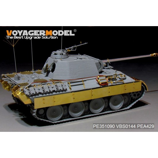 1/35 WWII German Panther A Mid Version Basic Detail Set for Dragon kits #6160/6168/6358 1/35 WWII German Panther A Mid Version Basic Detail Set for Dragon kits #6160/6168/6358