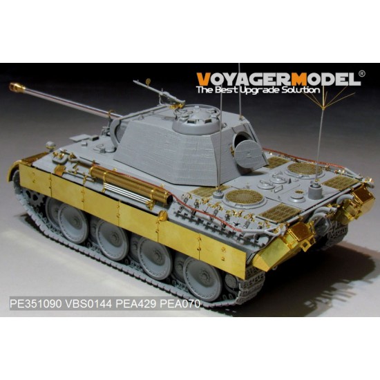 1/35 WWII German Panther A Mid Version Basic Detail Set for Dragon kits #6160/6168/6358 1/35 WWII German Panther A Mid Version Basic Detail Set for Dragon kits #6160/6168/6358