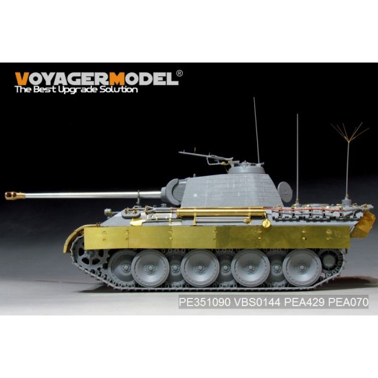 1/35 WWII German Panther A Mid Version Basic Detail Set for Dragon kits #6160/6168/6358 1/35 WWII German Panther A Mid Version Basic Detail Set for Dragon kits #6160/6168/6358