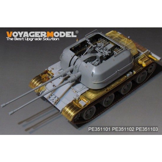 1/35 Soviet ZSU-57-2 SPAAG Fenders Detail Set for Trumpeter kit #05559 1/35 Soviet ZSU-57-2 SPAAG Fenders Detail Set for Trumpeter kit #05559