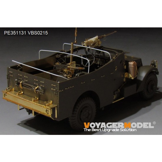 1/35 WWII US M3A1 White Scout Car Early Basic Detail Set for Tamiya kit #35363 1/35 WWII US M3A1 White Scout Car Early Basic Detail Set for Tamiya kit #35363