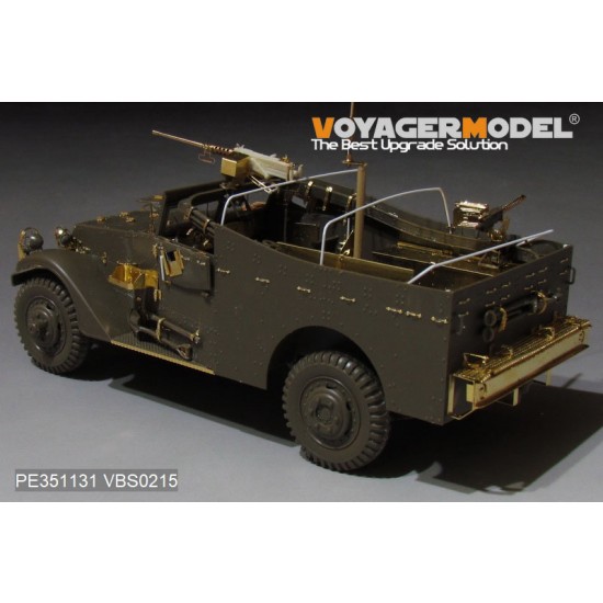 1/35 WWII US M3A1 White Scout Car Early Basic Detail Set for Tamiya kit #35363 1/35 WWII US M3A1 White Scout Car Early Basic Detail Set for Tamiya kit #35363