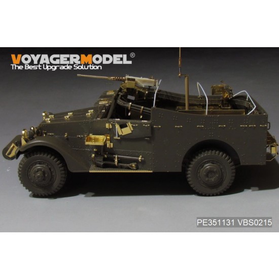 1/35 WWII US M3A1 White Scout Car Early Basic Detail Set for Tamiya kit #35363