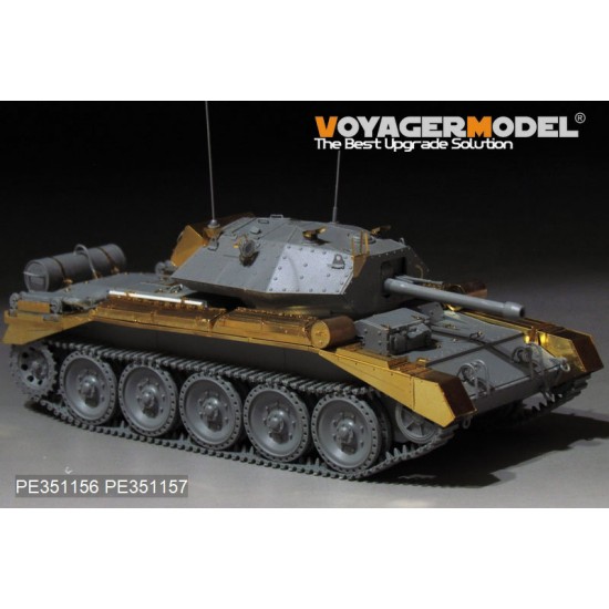 1/35 WWII British Crusader Mk.III Tank Basic Detail set for Border Model #BT-012 1/35 WWII British Crusader Mk.III Tank Basic Detail set for Border Model #BT-012