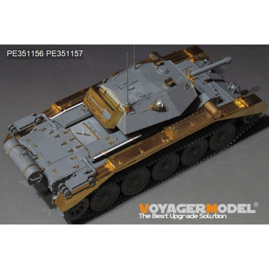 1/35 WWII British Crusader Mk.III Tank Basic Detail set for Border Model #BT-012 1/35 WWII British Crusader Mk.III Tank Basic Detail set for Border Model #BT-012