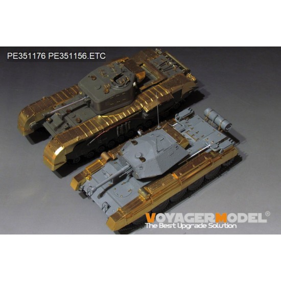 1/35 WWII British Crusader Mk.III Tank Basic Detail set for Border Model #BT-012 1/35 WWII British Crusader Mk.III Tank Basic Detail set for Border Model #BT-012
