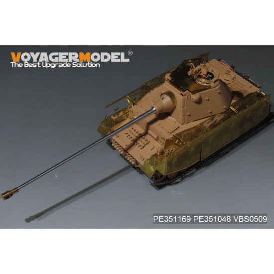 1/35 WWII PzKpfw.IV Ausf.J (mit Panther F Turret) Detail set for Rye Field Model #5068 1/35 WWII PzKpfw.IV Ausf.J (mit Panther F Turret) Detail set for Rye Field Model #5068