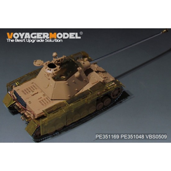 1/35 WWII PzKpfw.IV Ausf.J (mit Panther F Turret) Detail set for Rye Field Model #5068 1/35 WWII PzKpfw.IV Ausf.J (mit Panther F Turret) Detail set for Rye Field Model #5068