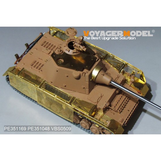 1/35 WWII PzKpfw.IV Ausf.J (mit Panther F Turret) Detail set for Rye Field Model #5068 1/35 WWII PzKpfw.IV Ausf.J (mit Panther F Turret) Detail set for Rye Field Model #5068