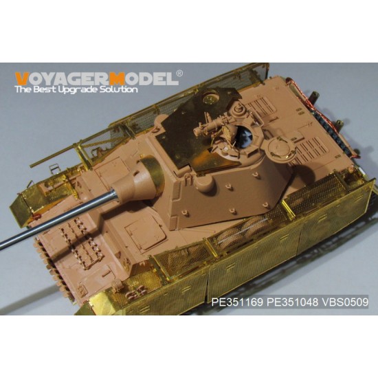 1/35 WWII PzKpfw.IV Ausf.J (mit Panther F Turret) Detail set for Rye Field Model #5068 1/35 WWII PzKpfw.IV Ausf.J (mit Panther F Turret) Detail set for Rye Field Model #5068
