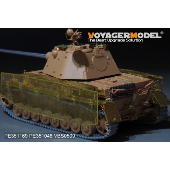 1/35 WWII PzKpfw.IV Ausf.J (mit Panther F Turret) Detail set for Rye Field Model #5068 1/35 WWII PzKpfw.IV Ausf.J (mit Panther F Turret) Detail set for Rye Field Model #5068