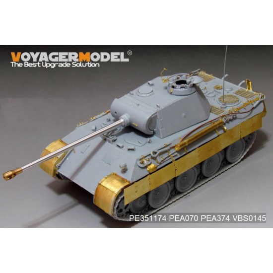 1/35 WWII German Panther A Early Ver Basic Detail Set for Meng Model #TS046 1/35 WWII German Panther A Early Ver Basic Detail Set for Meng Model #TS046