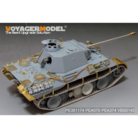 1/35 WWII German Panther A Early Ver Basic Detail Set for Meng Model #TS046 1/35 WWII German Panther A Early Ver Basic Detail Set for Meng Model #TS046