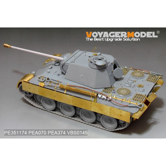 1/35 WWII German Panther A Early Ver Basic Detail Set for Meng Model #TS046 1/35 WWII German Panther A Early Ver Basic Detail Set for Meng Model #TS046