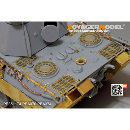 1/35 WWII German Panther A Early Ver Basic Detail Set for Meng Model #TS046 1/35 WWII German Panther A Early Ver Basic Detail Set for Meng Model #TS046