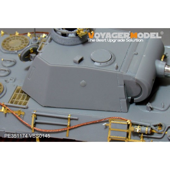1/35 WWII German Panther A Early Ver Basic Detail Set for Meng Model #TS046 1/35 WWII German Panther A Early Ver Basic Detail Set for Meng Model #TS046
