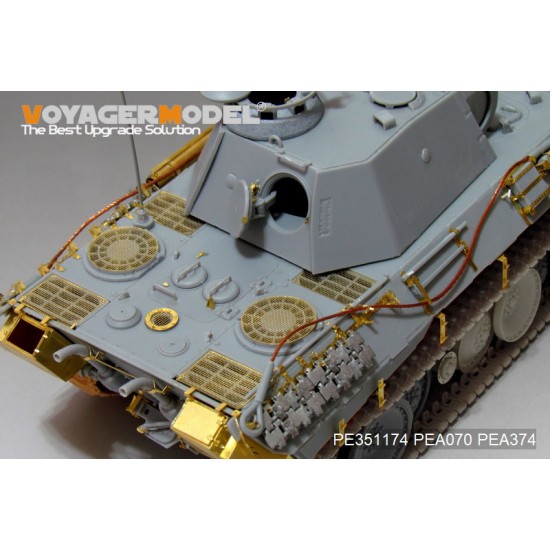 1/35 WWII German Panther A Early Ver Basic Detail Set for Meng Model #TS046 1/35 WWII German Panther A Early Ver Basic Detail Set for Meng Model #TS046
