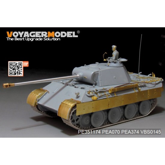 1/35 WWII German Panther A Early Ver Basic Detail Set for Meng Model #TS046 1/35 WWII German Panther A Early Ver Basic Detail Set for Meng Model #TS046