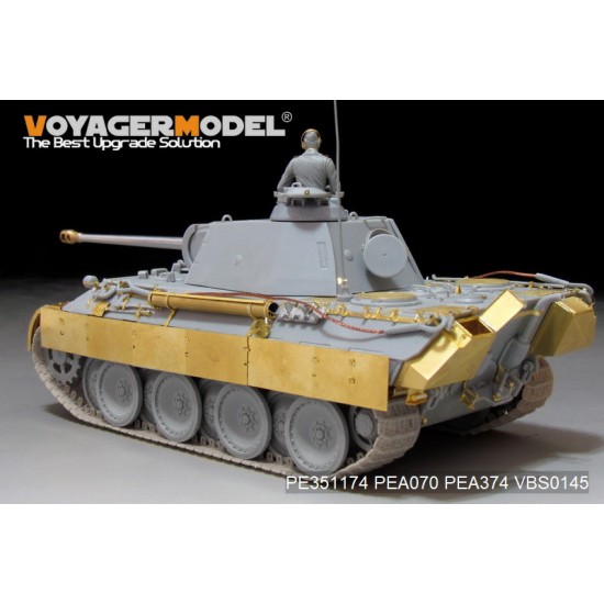 1/35 WWII German Panther A Early Ver Basic Detail Set for Meng Model #TS046 1/35 WWII German Panther A Early Ver Basic Detail Set for Meng Model #TS046