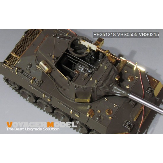 1/35 WWII US M18 Hellcat Tank Destoryer Upgrade Detail Set for Tamiya kit #35376 1/35 WWII US M18 Hellcat Tank Destoryer Upgrade Detail Set for Tamiya kit #35376