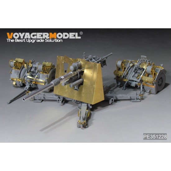 1/35 WWII German 88mm Gun FlaK36 Upgrade Detail Set for Border Model #BT-013 1/35 WWII German 88mm Gun FlaK36 Upgrade Detail Set for Border Model #BT-013