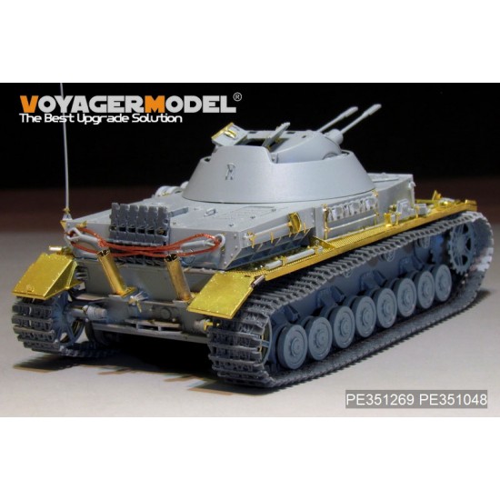 1/35 WWII German Panzer IV 30mm KugelBlitz Flakpanzer IV Detail set for Border BT-039 1/35 WWII German Panzer IV 30mm KugelBlitz Flakpanzer IV Detail set for Border BT-039