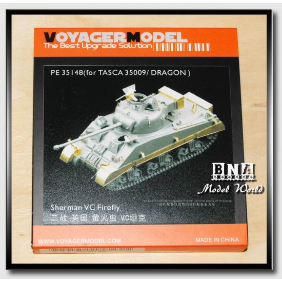 Upgrade Set for 1/35 WWII British Sherman VC Firefly for Tasca #35009/Dragon Upgrade Set for 1/35 WWII British Sherman VC Firefly for Tasca #35009/Dragon