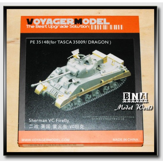 Upgrade Set for 1/35 WWII British Sherman VC Firefly for Tasca #35009/Dragon Upgrade Set for 1/35 WWII British Sherman VC Firefly for Tasca #35009/Dragon