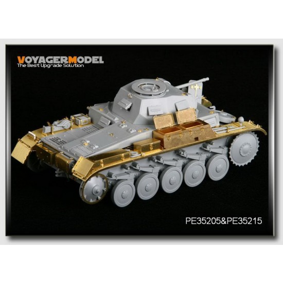 Upgrade Set for 1/35 WWII German Panzer II Ausf F for Dragon kit #6263 Upgrade Set for 1/35 WWII German Panzer II Ausf F for Dragon kit #6263