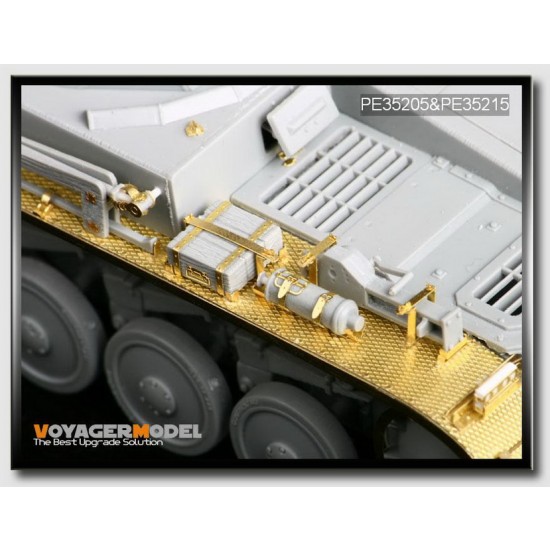 Upgrade Set for 1/35 WWII German Panzer II Ausf F for Dragon kit #6263 Upgrade Set for 1/35 WWII German Panzer II Ausf F for Dragon kit #6263