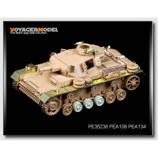 Upgrade Set for 1/35 WWII German Panzer III Ausf.N for Tamiya kit #35290 Upgrade Set for 1/35 WWII German Panzer III Ausf.N for Tamiya kit #35290