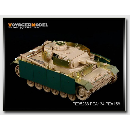 Upgrade Set for 1/35 WWII German Panzer III Ausf.N for Tamiya kit #35290 Upgrade Set for 1/35 WWII German Panzer III Ausf.N for Tamiya kit #35290