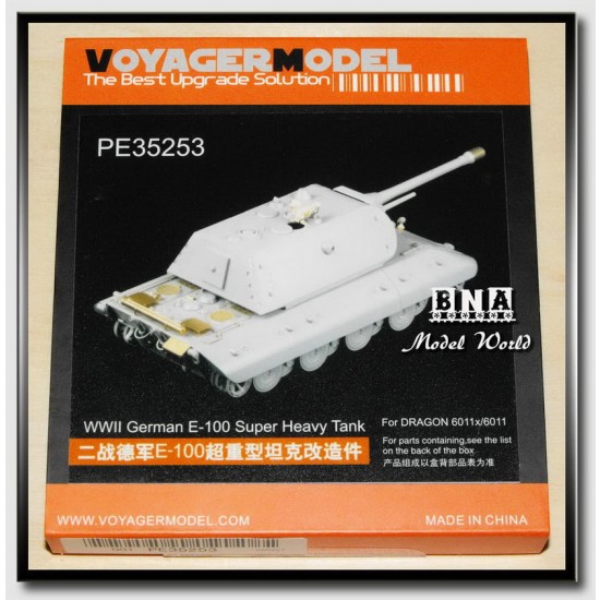 Upgrade Set for 1/35 German E-100 Super Heavy Tank for Dragon kit Upgrade Set for 1/35 German E-100 Super Heavy Tank for Dragon kit