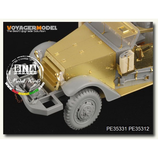 1/35 WWII US M2/M3 Series Engine Deck for Dragon kit
