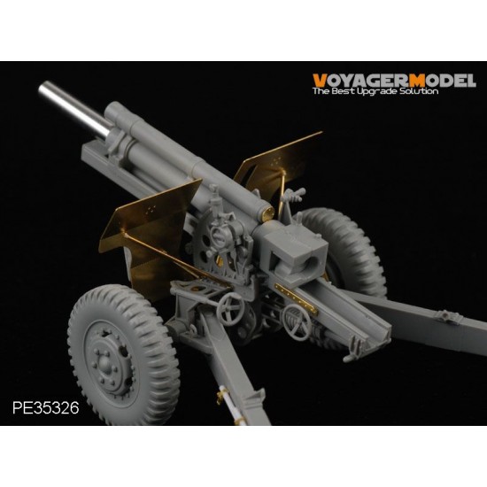 Photo-etched parts for 1/35 WWII US 105mm Howitzer M2A1 for Dragon kit #6499 Photo-etched parts for 1/35 WWII US 105mm Howitzer M2A1 for Dragon kit #6499
