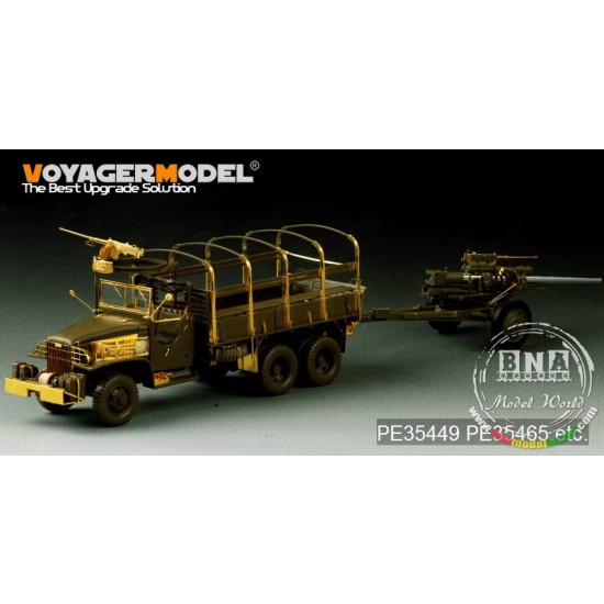 1/35 US 3inch M5 ATG/w M1, 105mm Howitzer M2A1 Carriage Detail set for AFV Club kits 1/35 US 3inch M5 ATG/w M1, 105mm Howitzer M2A1 Carriage Detail set for AFV Club kits